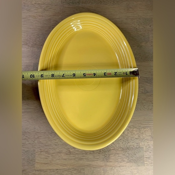 Fiesta Ware Daffodil Yellow Serving Platter 13.5” Homer Laughlin - Picture 5 of 7